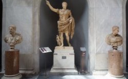 Augustus of Primaporta, 1st century C.E. (Vatican Museums)