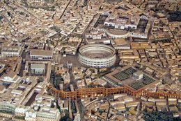 Model of Rome: click for an enlargement, and description.