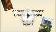 Ancient Civilizations: Greece and Rome