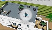 Google Sketchup CAD Architecure - Strawbale Mission Style